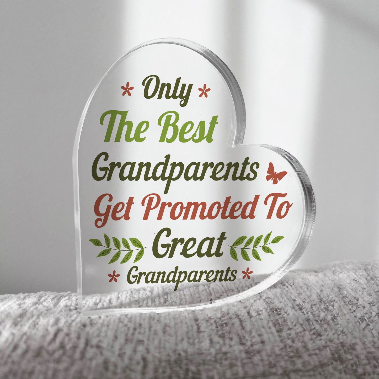 Nanny and Grandad Gift Acrylic Plaque Great Grandparent Gifts