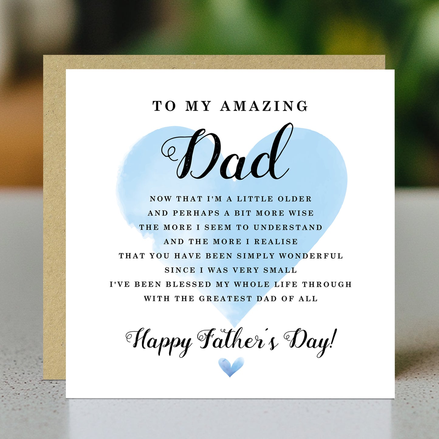 Amazing Dad Fathers Day Card From Daughter Happy Father's Day