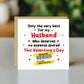 Funny Valentines Day Card For Husband Reduced Sticker Cheap Card