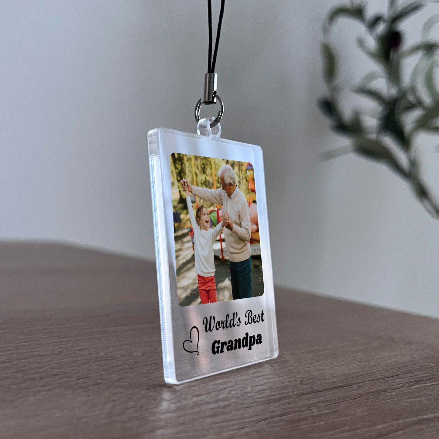 Personalised Grandpa Keyring Fathers Day Gift For Grandad Gift