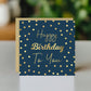 Square Birthday Card With Envelope Happy Birthday To You