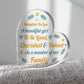 Daughter In Law Gift Loved And Cherished Acrylic Plaque Daughter