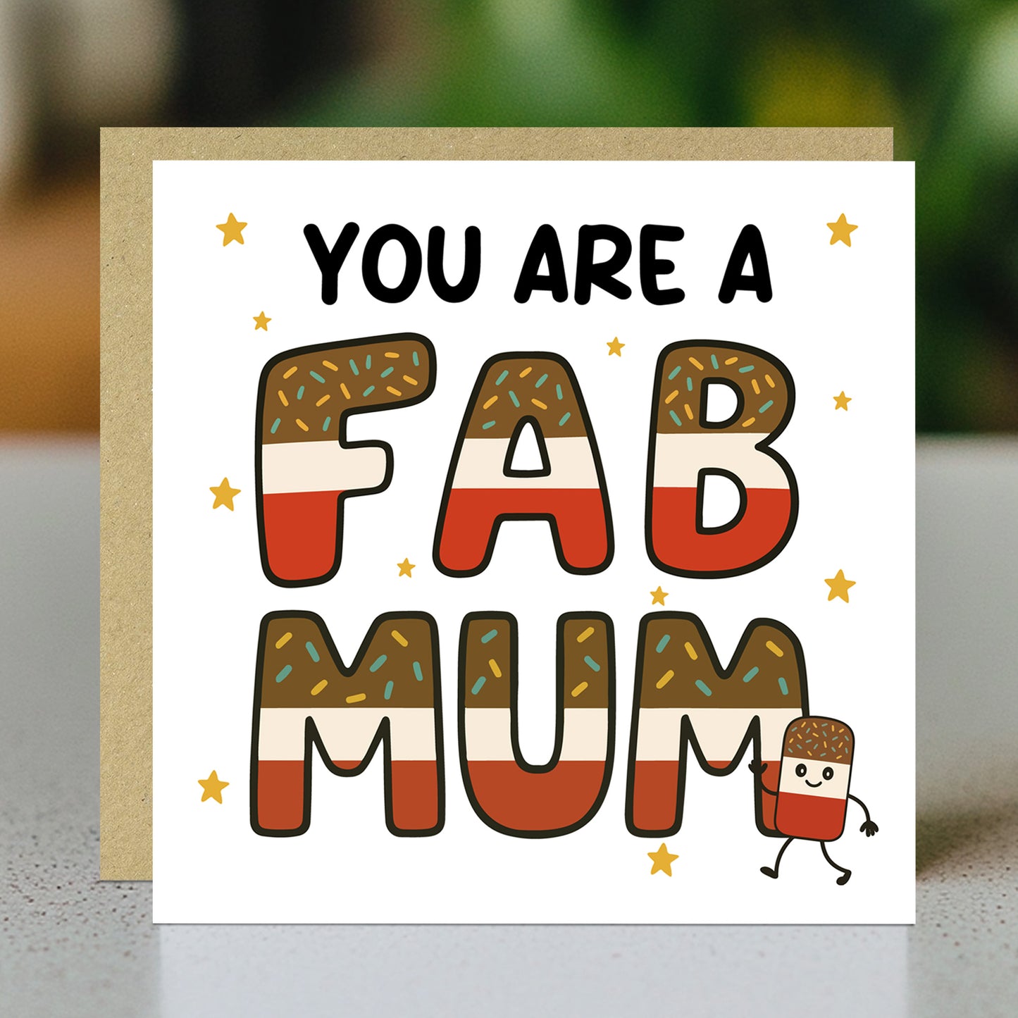 You Are A FAB MUM Card Happy Birthday Card For Mum From Daughter