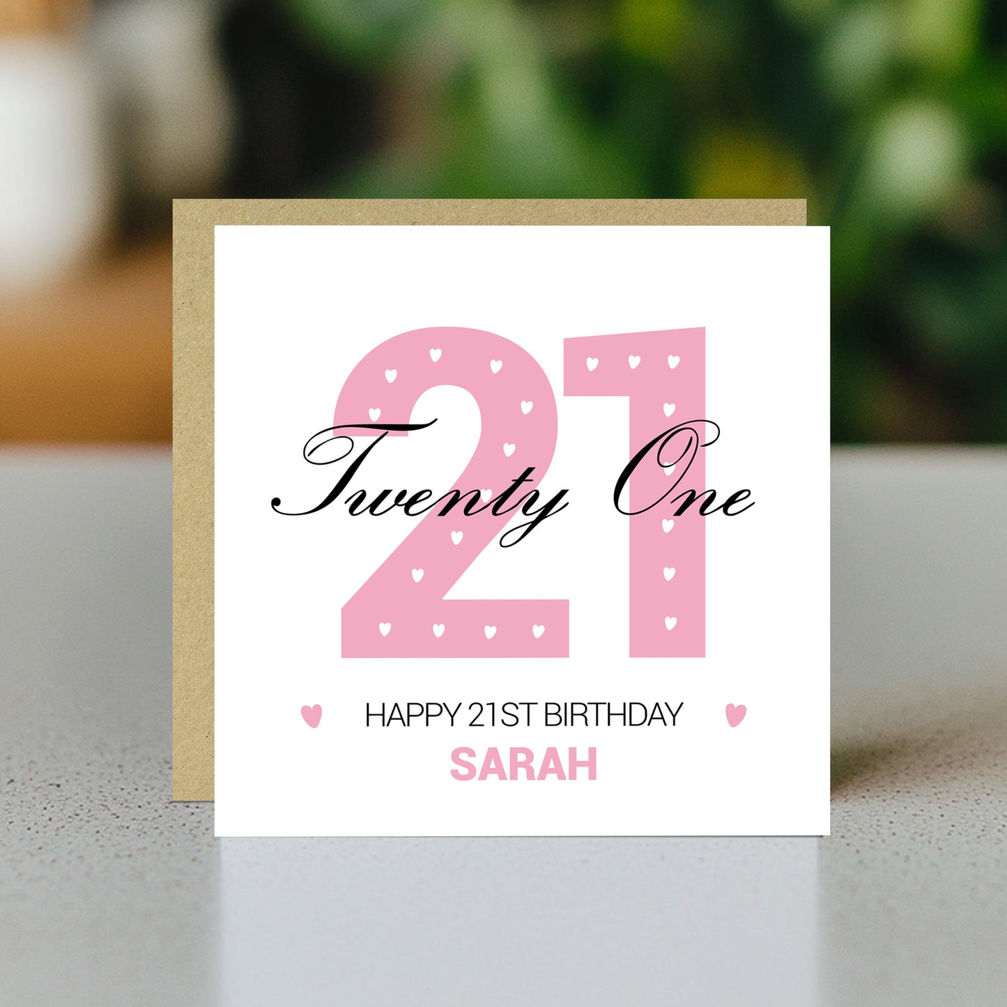 ERSONALISED 21st Birthday Card For Daughter Granddaughter Niece