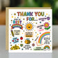 Teacher Thank You Card from Kids Cute Thank You Card For Teacher