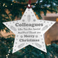 Colleague Christmas Gift Engraved Star Colleague Gift Funny Gift