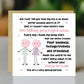 Novelty Card For Best Friend Birthday With Kraft Envelope