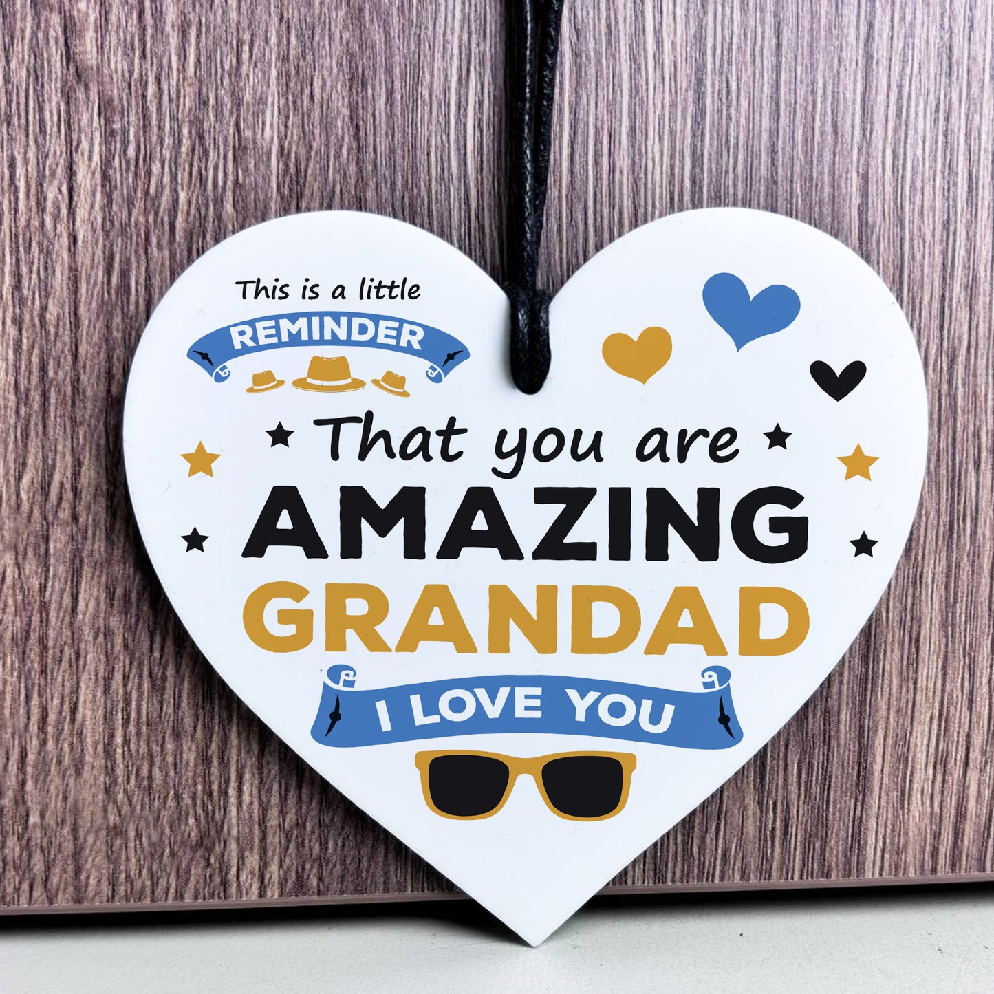 Gift For Grandad For Fathers Day Birthday Amazing Grandad Plaque