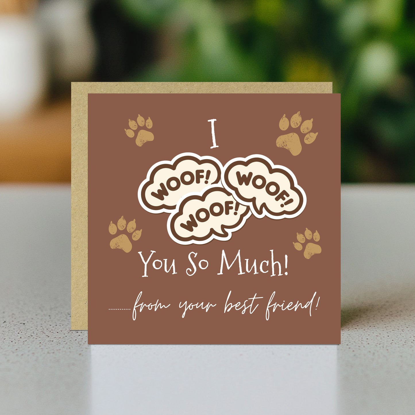 Funny Card from The Dog Birthday Card for Dog Owner Card