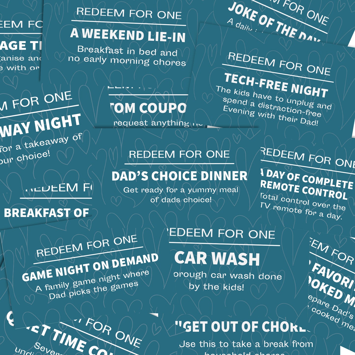 Mum and Dad Coupon Book Bundle of 2 Novelty Gift For Parents