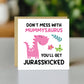 Funny Mothers Day Card for Mummy Mummysaurus Birthday Card