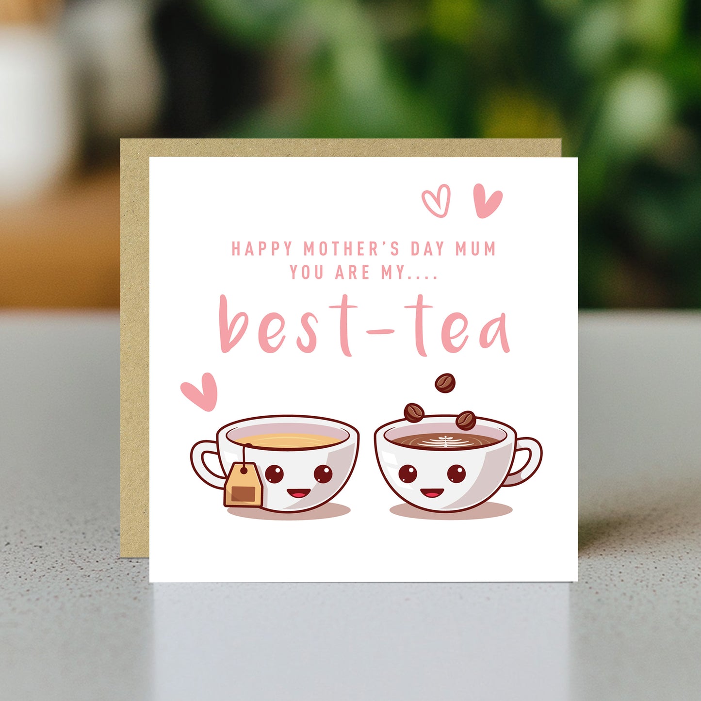 Happy Mothers Day Card To My Best Tea, Mummy Card, Bestie Card