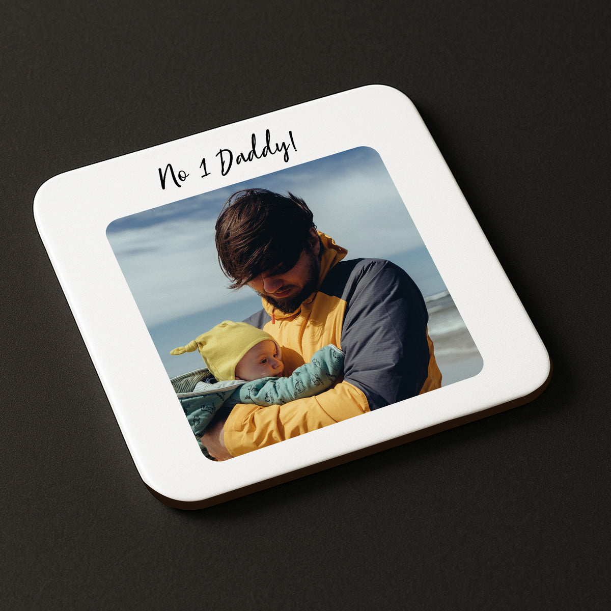 Personalised Daddy Gift For Fathers Day Birthday NO 1 Daddy Coas