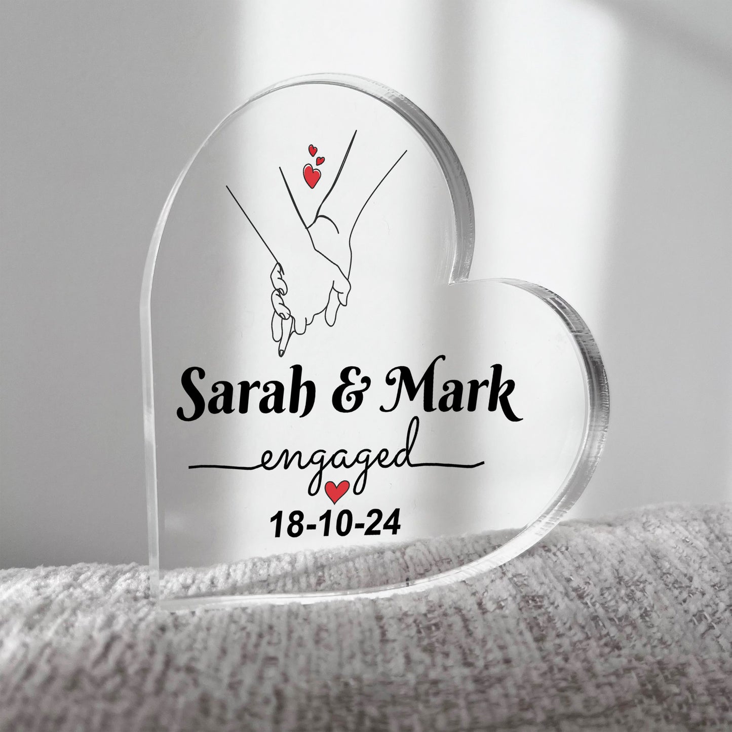 Personalised Engagement Gifts For Couples Congratulations Gift