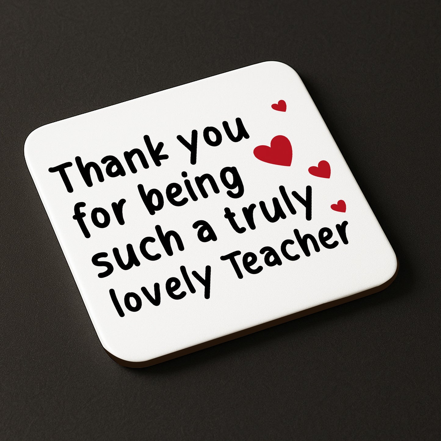 Teacher Gift Teacher Coaster Truly Lovely Teacher Appreciation