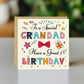 Grandad Birthday Card Happy Birthday Card For Grandad For Him