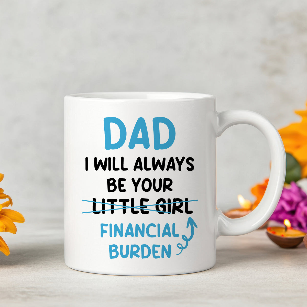 Funny Dad Mug Gift From Daughter Novelty Father's Day Gifts