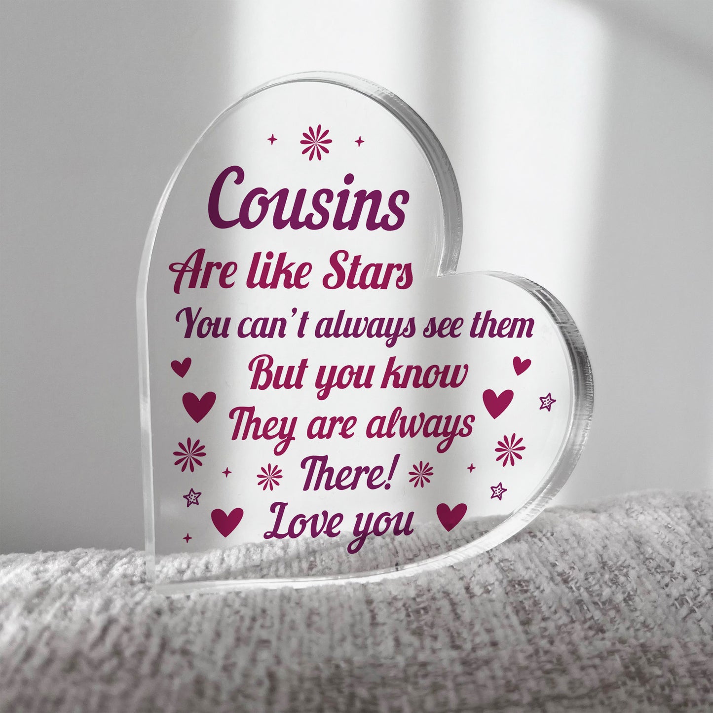 Cousin Plaque Cousins Are Like Stars Thank You Gift For Her