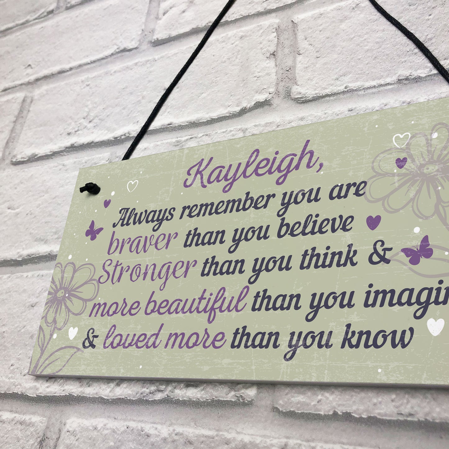 Personalised Friendship Gift Best Friend Birthday Inspirational
