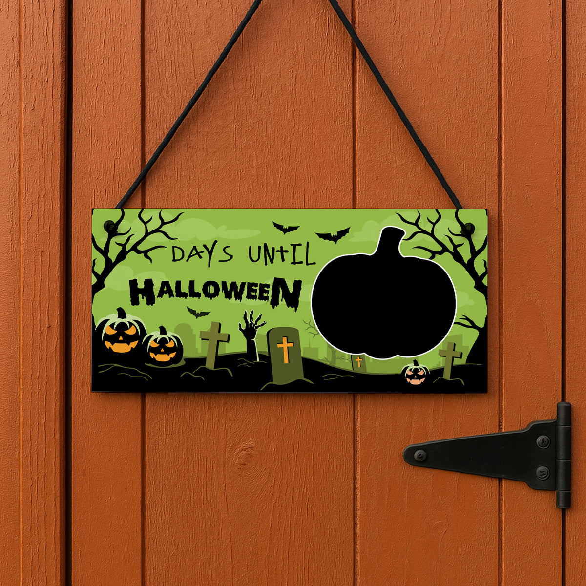 Halloween Countdown Plaque Decoration Days Until Halloween