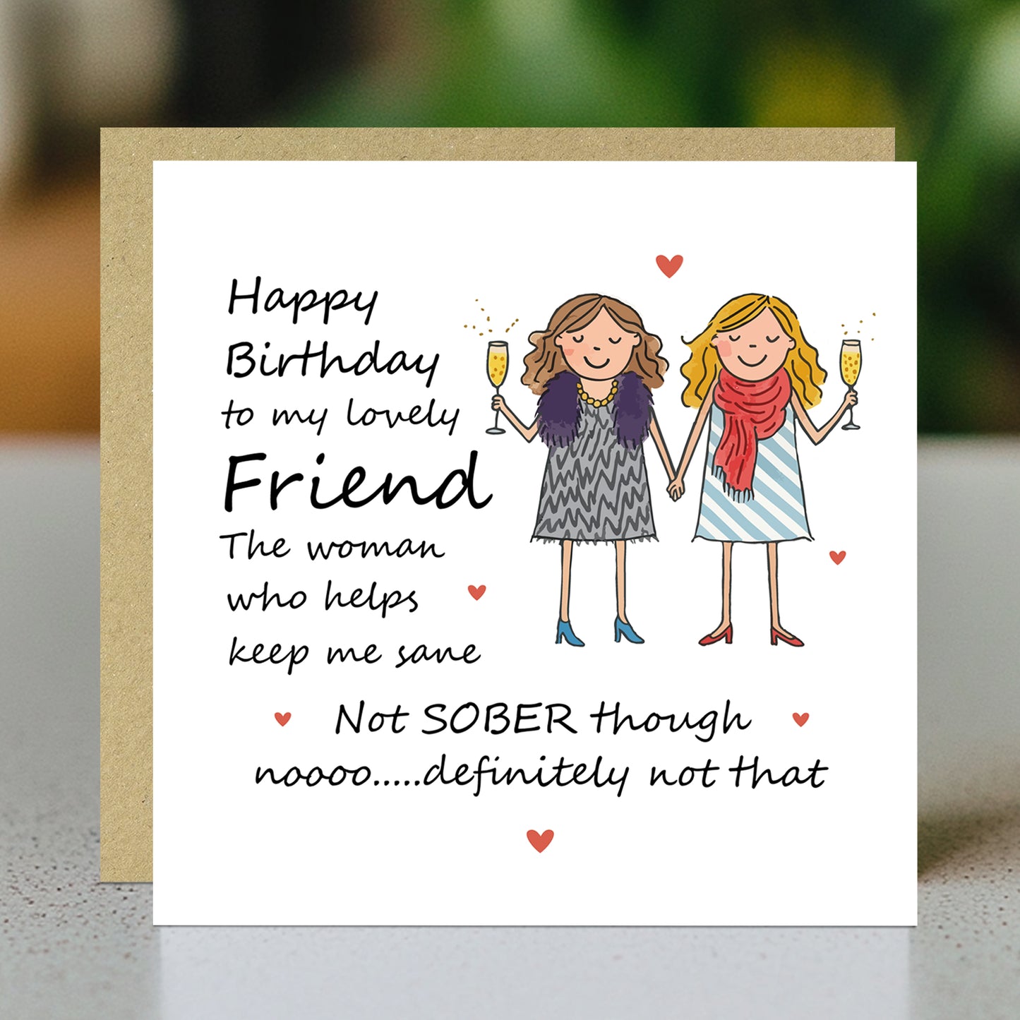 Happy Birthday Card For Lovely Friend Funny Card For Friend