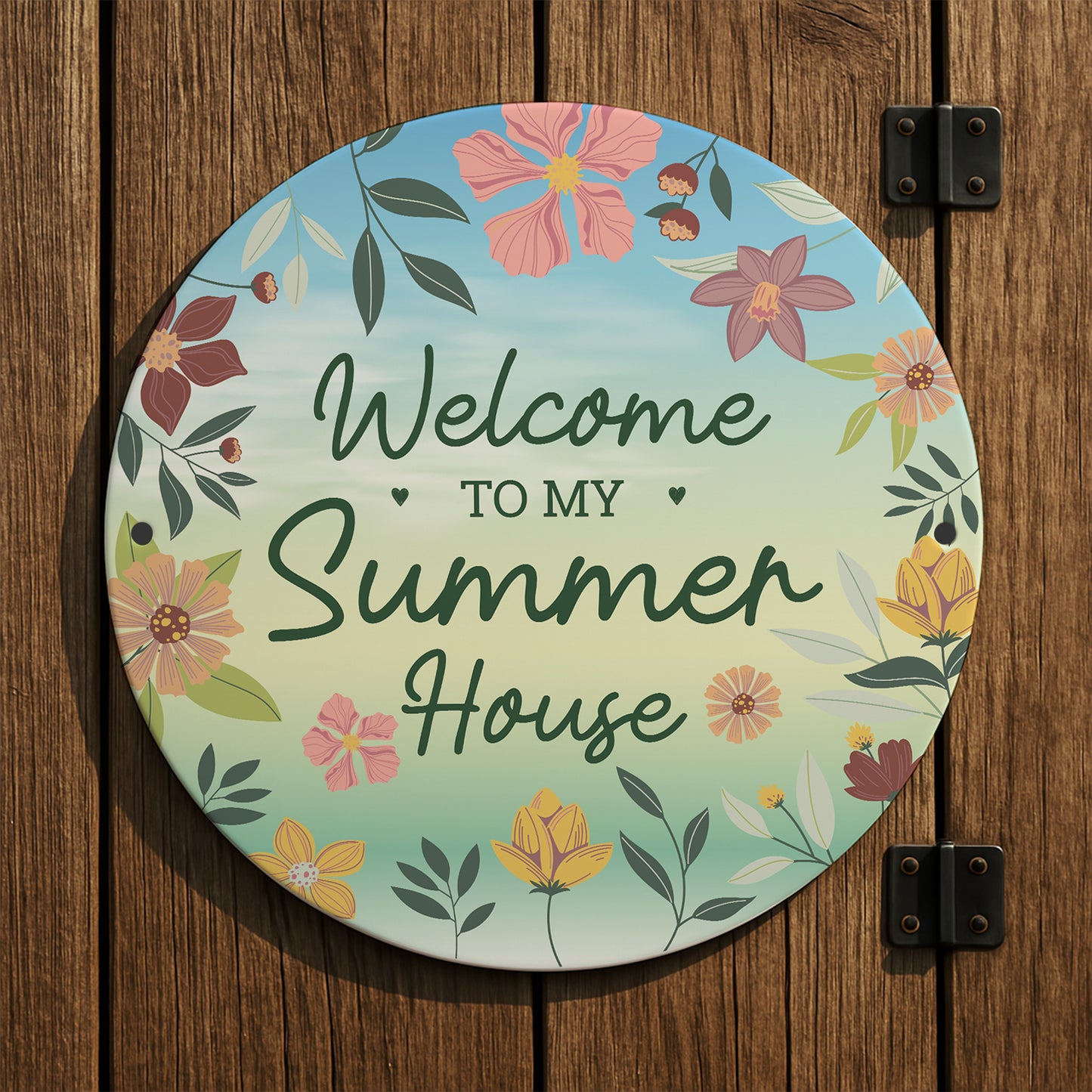 Novelty Garden Sign For Outside Welcome To My Summerhouse Sign