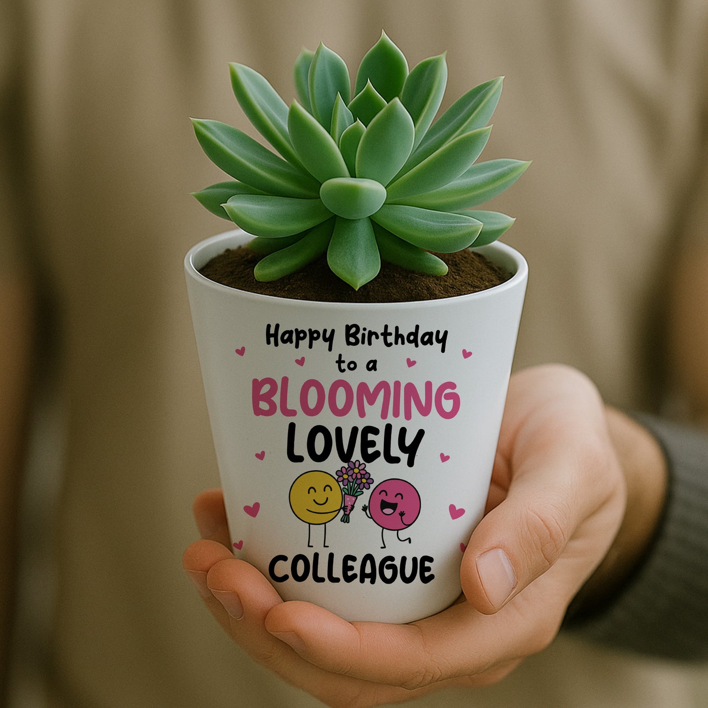 Birthday Gift For Colleague BLOOMING LOVELY COLLEAGUE Card