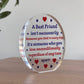 Special Friendship Gift For Long Distance Friend Acrylic Plaque