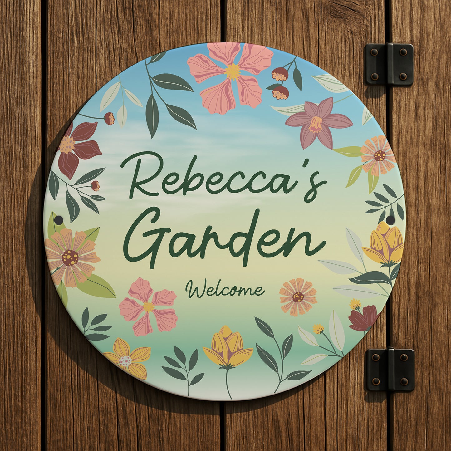 Personalised Garden Sign For Outside Garden Plaques Novelty Gift