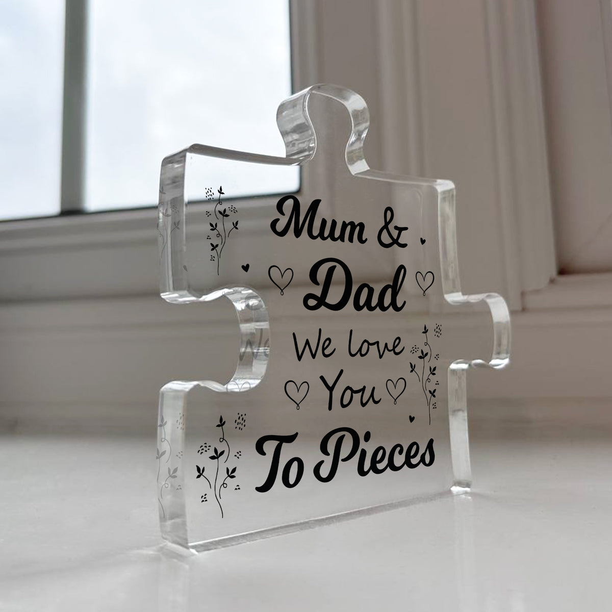 Gifts For Mum And Dad We Love You To Pieces Gift From Daughter