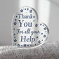 Thank You For All Your Help Gift For Teacher Colleague Volunteer
