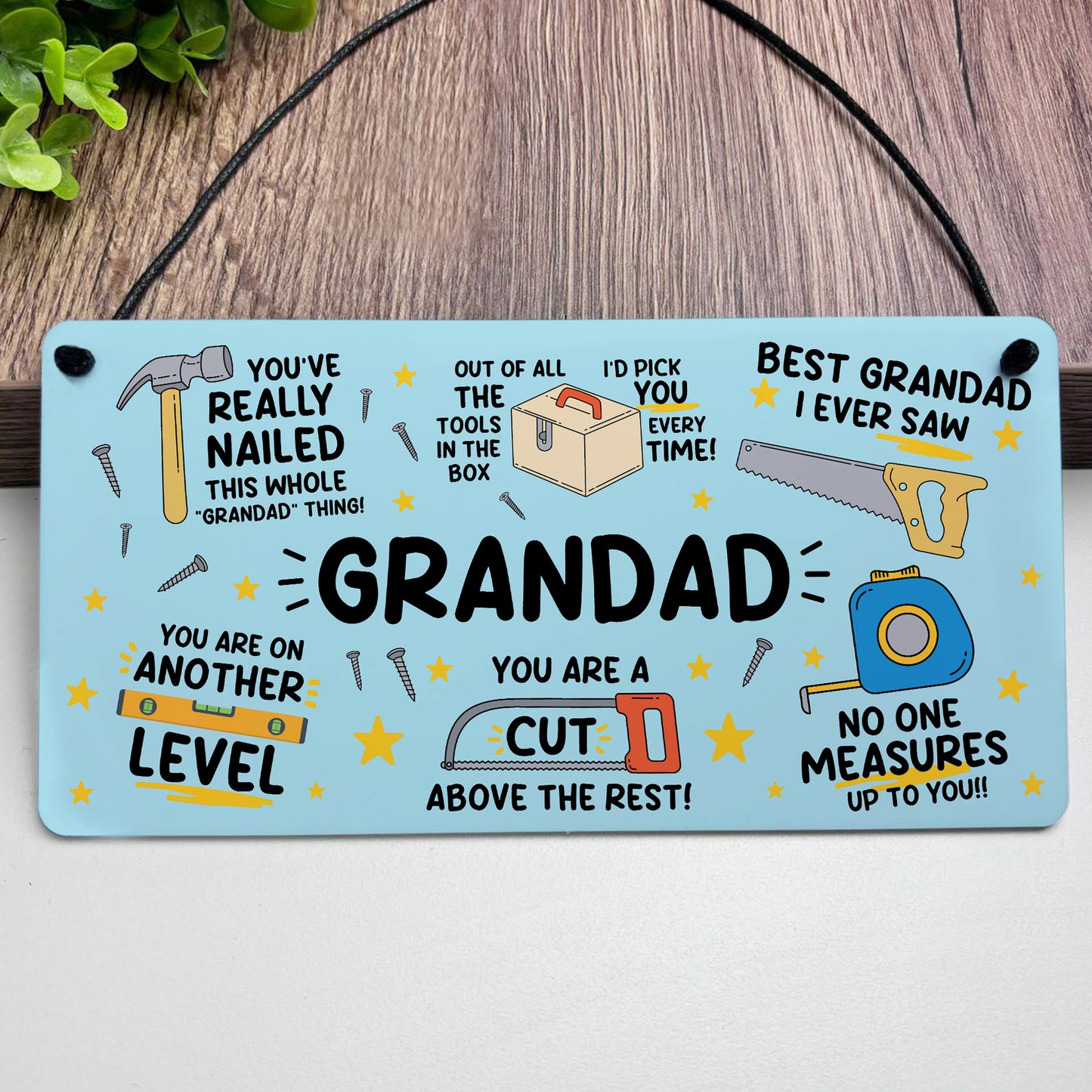 Fathers Day Birthday Gift For Grandad Funny Hammer Tools DIY