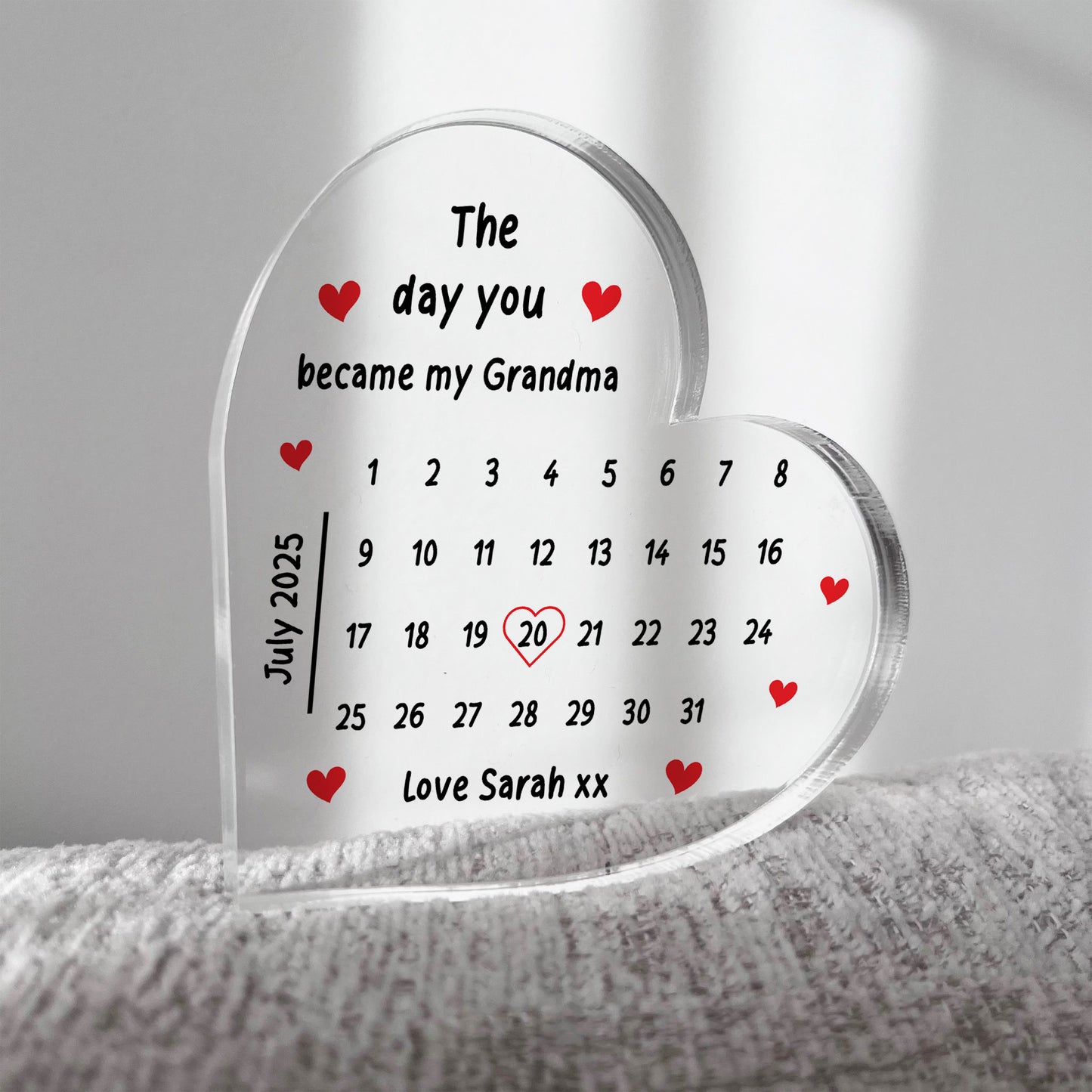 Grandma Gift Idea from Grandchildren Personalised Mother's Day