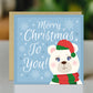 Merry Christmas Card For Kids Son Daughter Cute Xmas Card