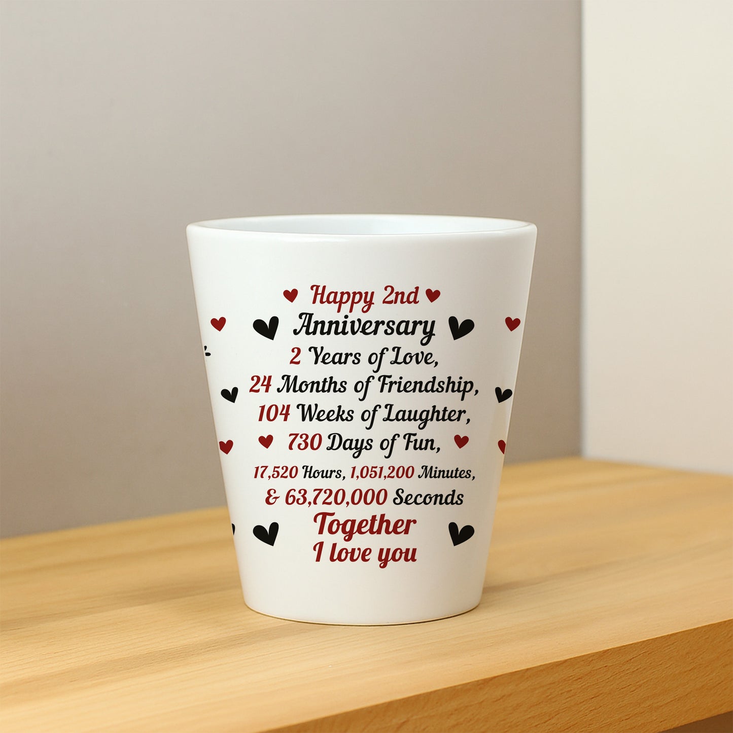 2nd Anniversary Gifts For Wife Girlfriend Boyfriend Couple Gift