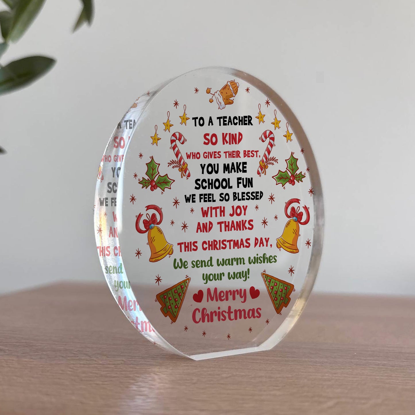 Thank You Gift For Christmas For Teacher Teaching Assistant