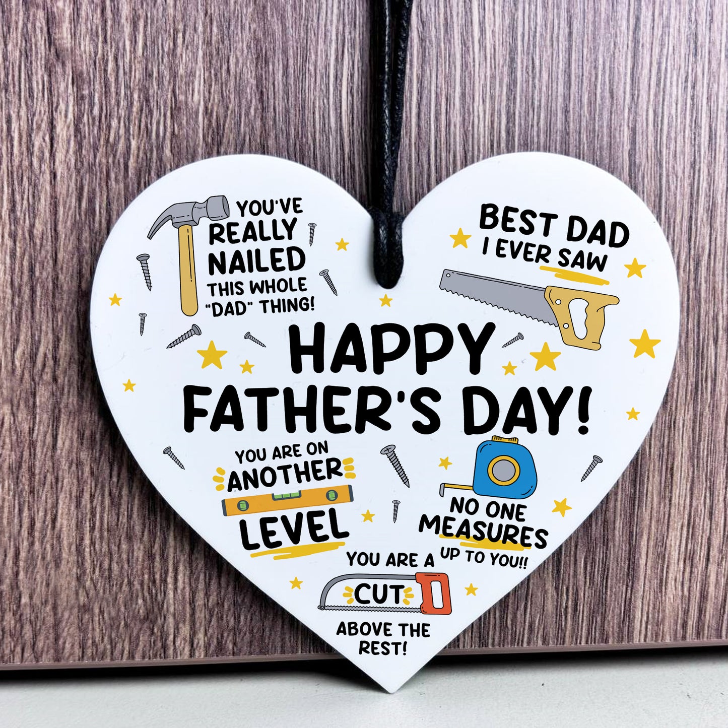 Funny Fathers Day Gift For Dad Grandad Hammer Tools DIY Birthday