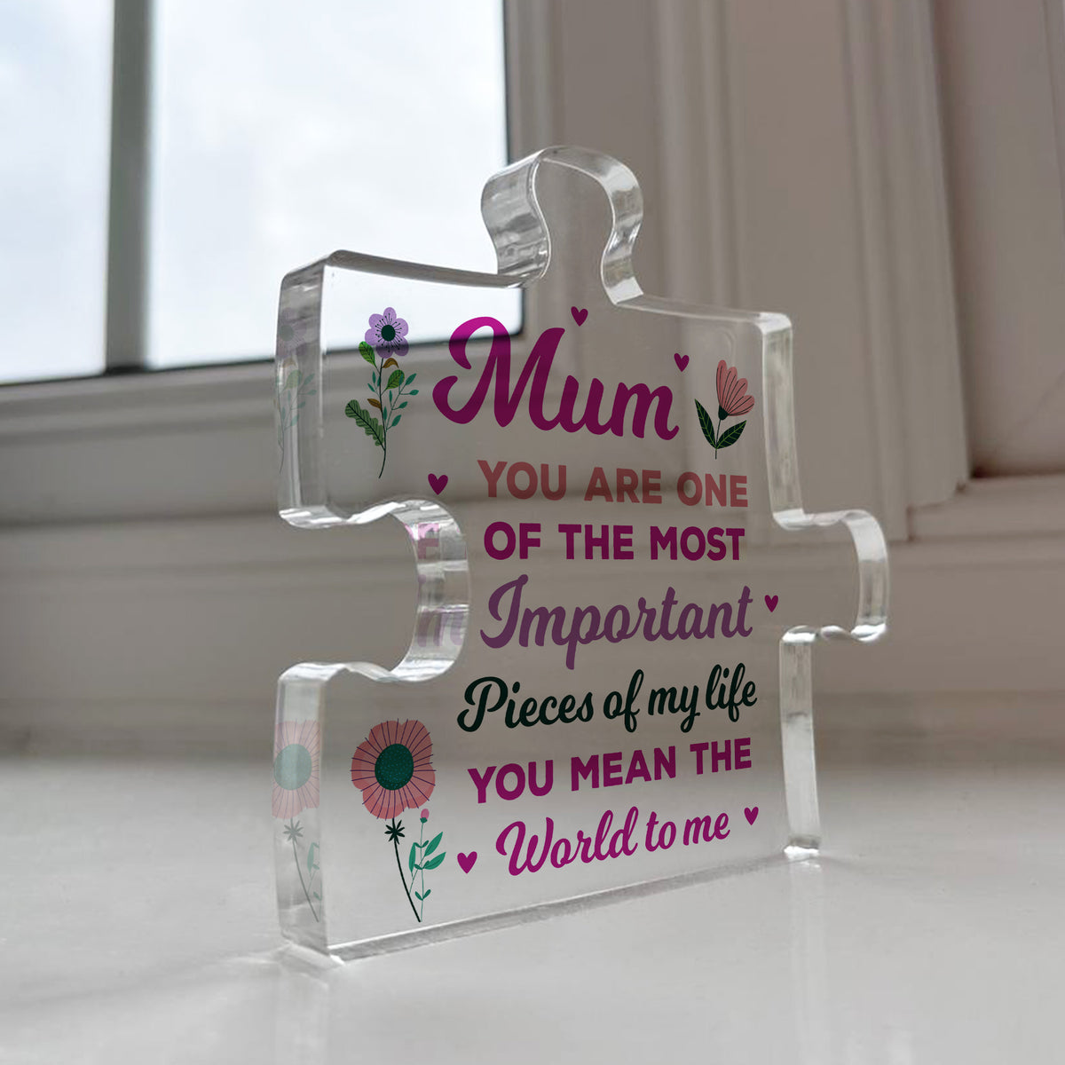 Mum Gifts Important Pieces Of My Life Thank You Gift For Mum