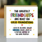 Card For Best Friend FRIENDSHIP Card With Kraft Envelope