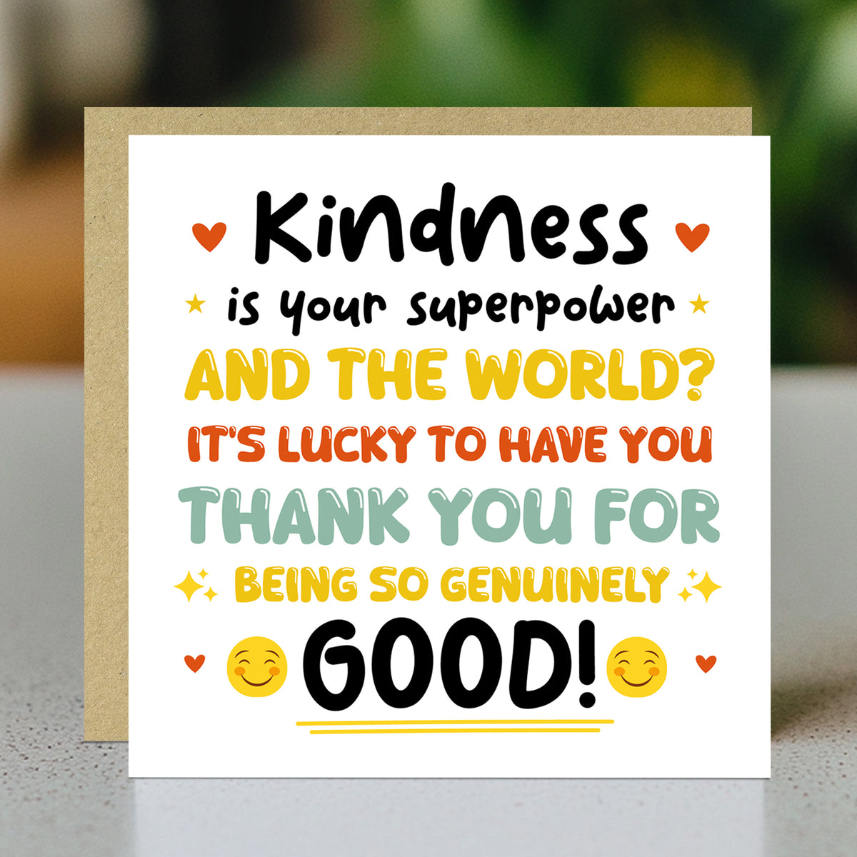 Thank You Card For Best Friend Colleague Volunteer Friend