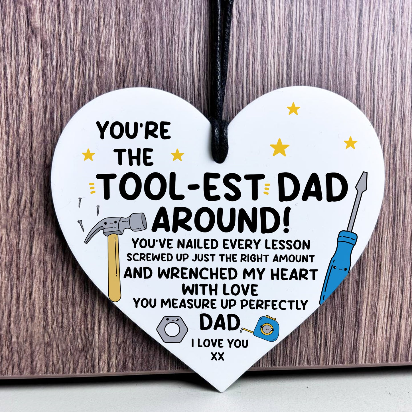 You Are The Toolest Dad Gift For Birthday Fathers Day Heart