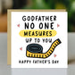 Fathers Day Card For Godfather From Godchildren Godparent