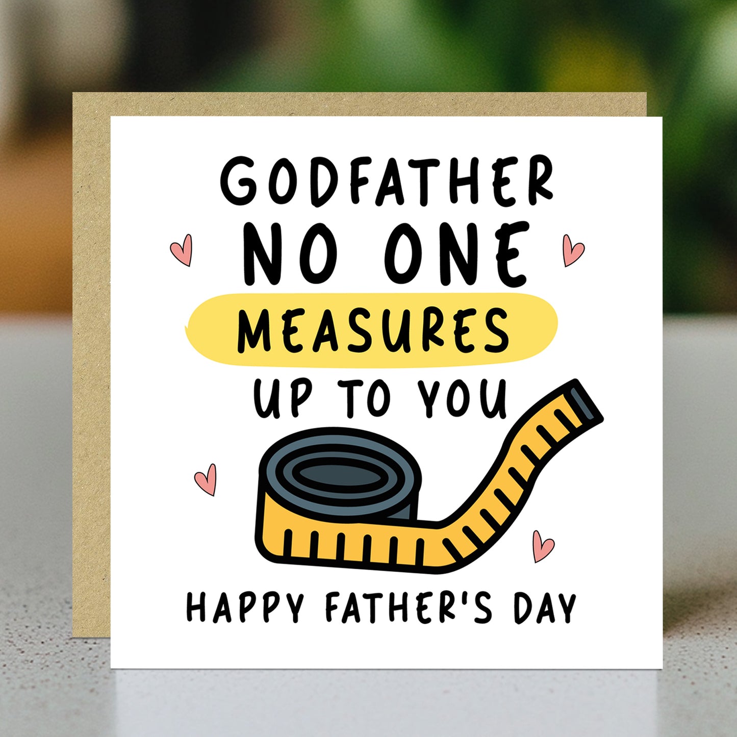 Fathers Day Card For Godfather From Godchildren Godparent