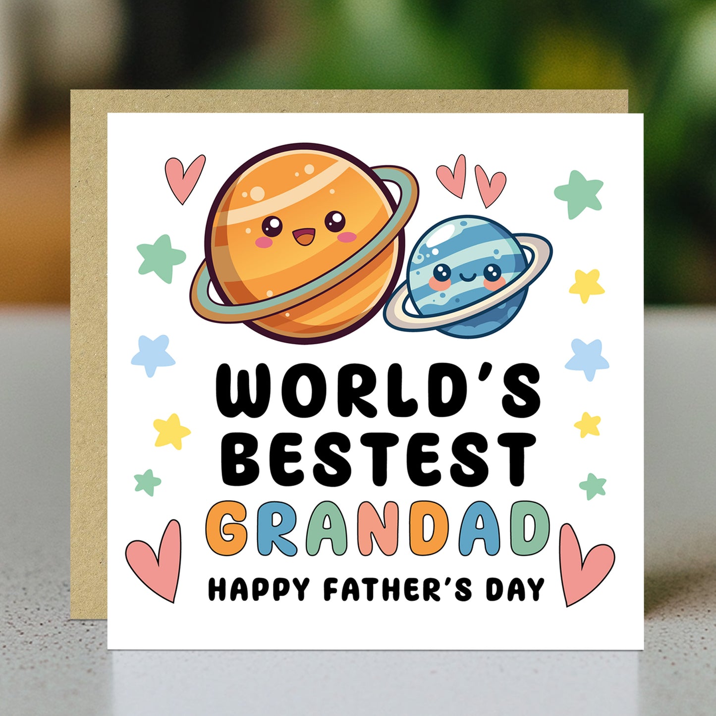 Fathers Day Card For Grandad Worlds Best Grandad Card