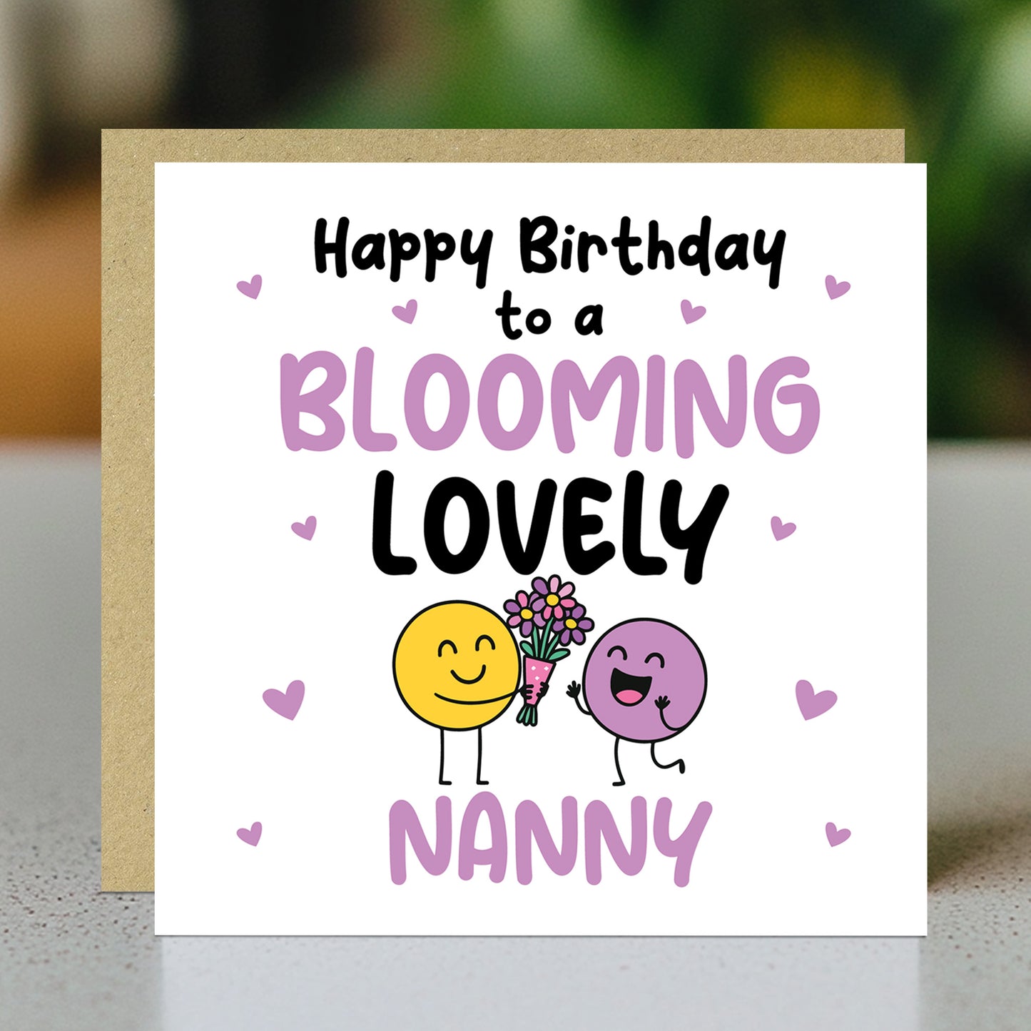 Happy Birthday Card For Nanny Blooming Lovely Nanny