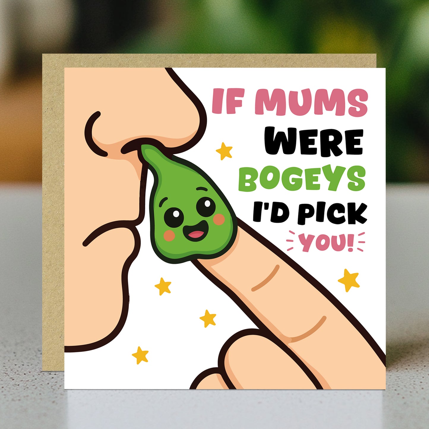 Funny Card For Mum For Birthday BOGEY ID PICK YOU Card