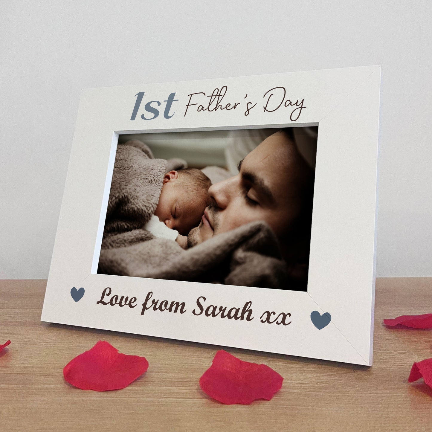 First Fathers Day Gift For Dad Daddy Personalised Photo Frame