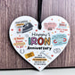 Funny 6th Anniversary Gift Wood Anniversary Gifts For Husband
