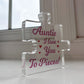 Gift For Auntie I Love You To Pieces Gift From Niece Nephew