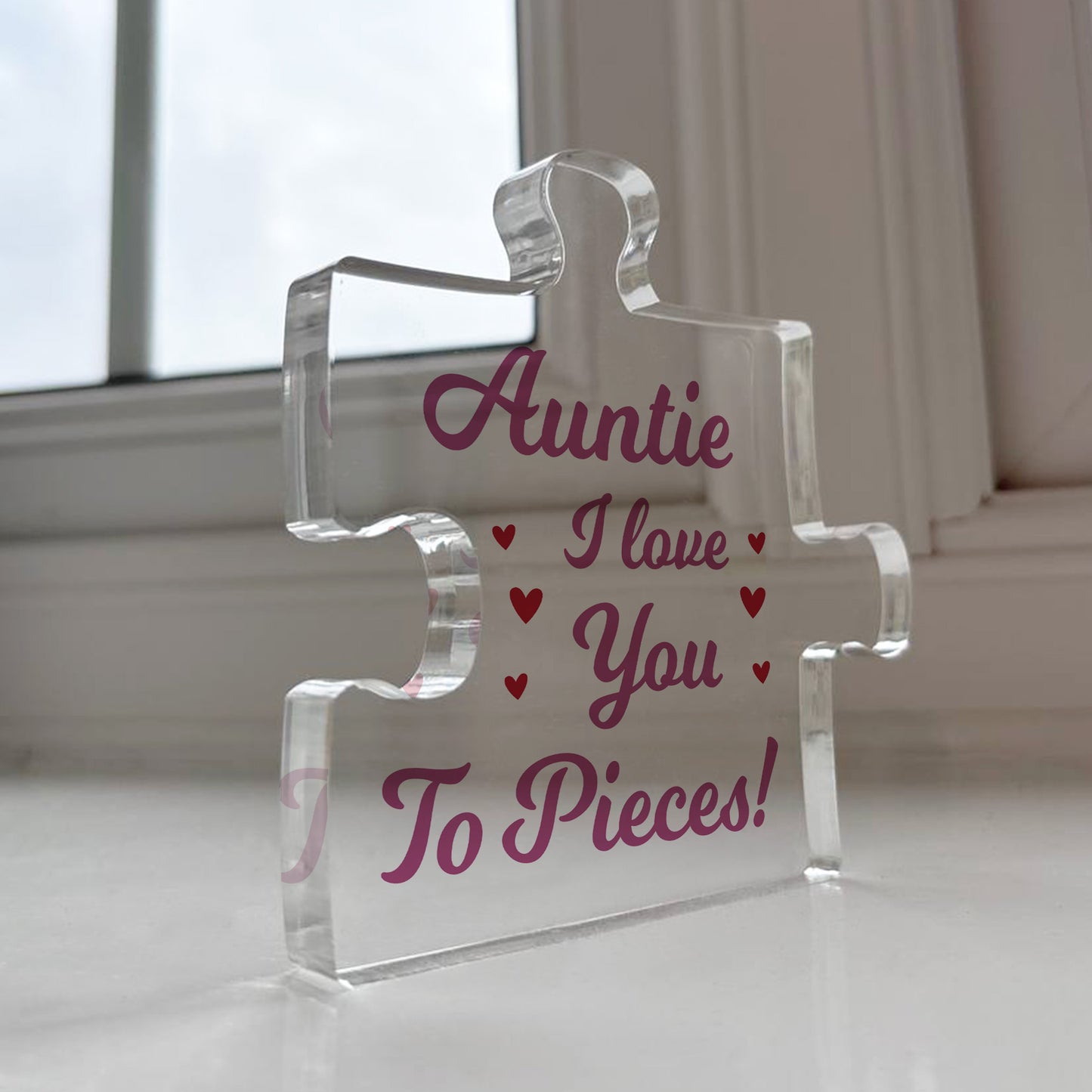 Gift For Auntie I Love You To Pieces Gift From Niece Nephew